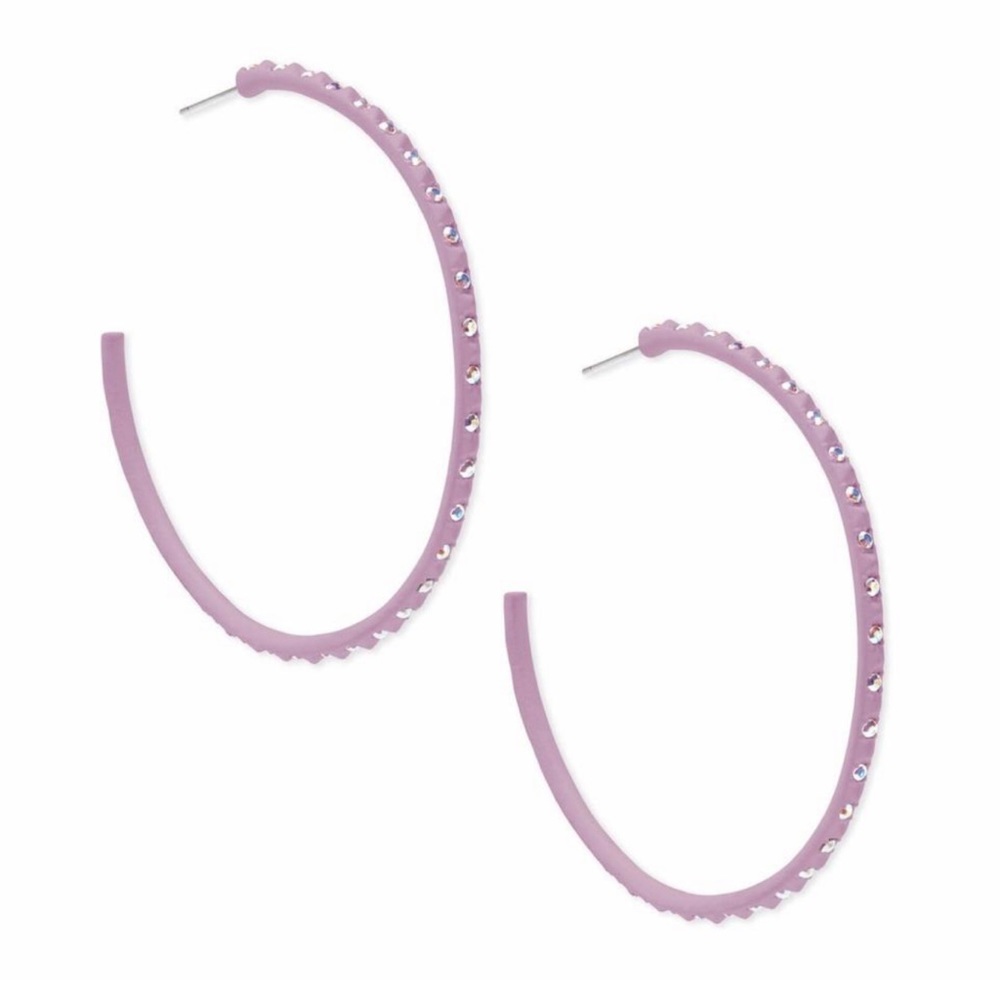 NWT KENDRA SCOTT Val Lilac Matte Earrings